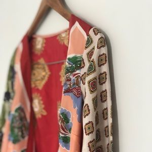 100% Silk Kimono-style Blouse